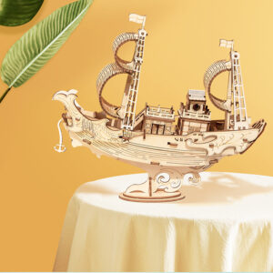 3D Three-dimensional Sailboat Assembly