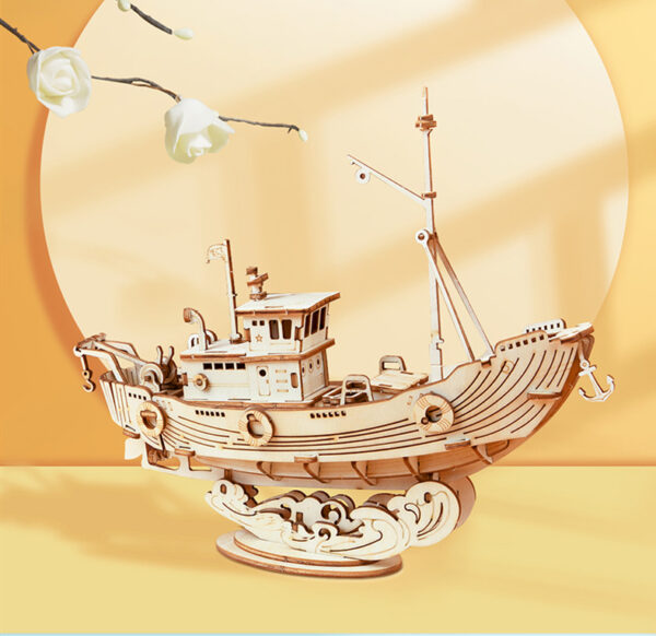 3D Three-dimensional Sailboat Assembly - Image 5
