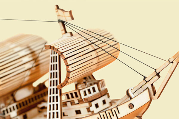 3D Three-dimensional Sailboat Assembly - Image 7