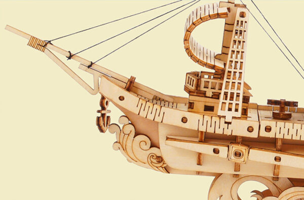 3D Three-dimensional Sailboat Assembly - Image 6