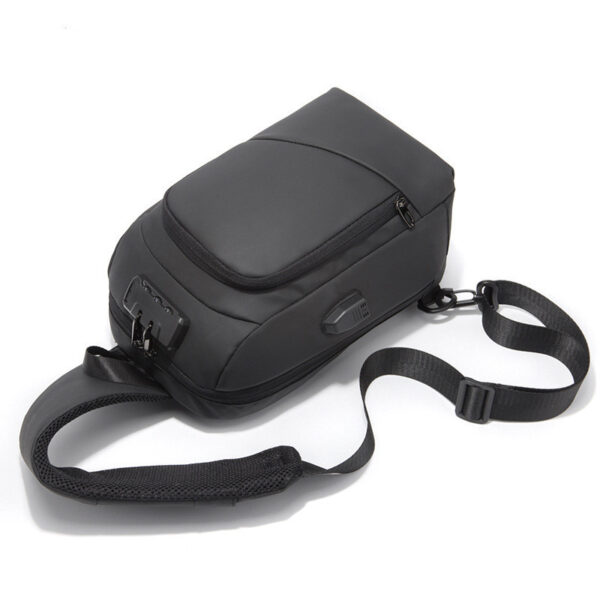 Anti-theft Lock Upscale Chest Bag Men Shoulder Bags USB Charging Crossbody Bags Summer Short Trip Travel Messengers Bag Unisex - Image 5