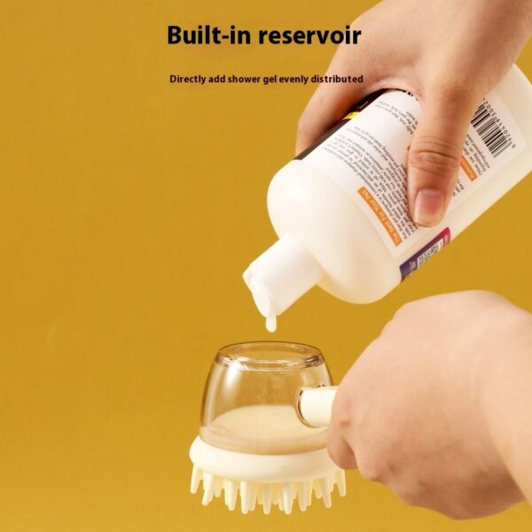 Pet Silicone Massage Brush – Bath & Grooming Tool - Image 4