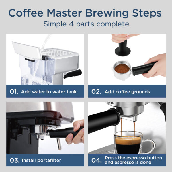 Geek Chef Espresso Machine - Image 8