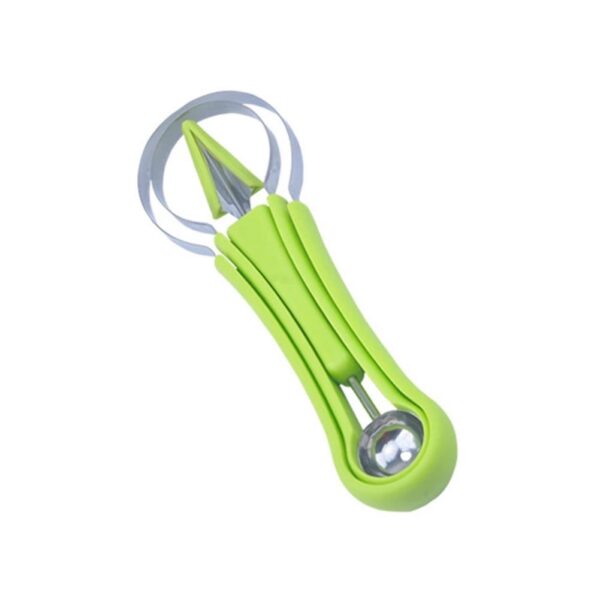 Three-in-one Stainless Steel Multi-purpose Fruit Ball Excavator Spoon Portable Digging Kitchen Tool Summer Party - Image 5