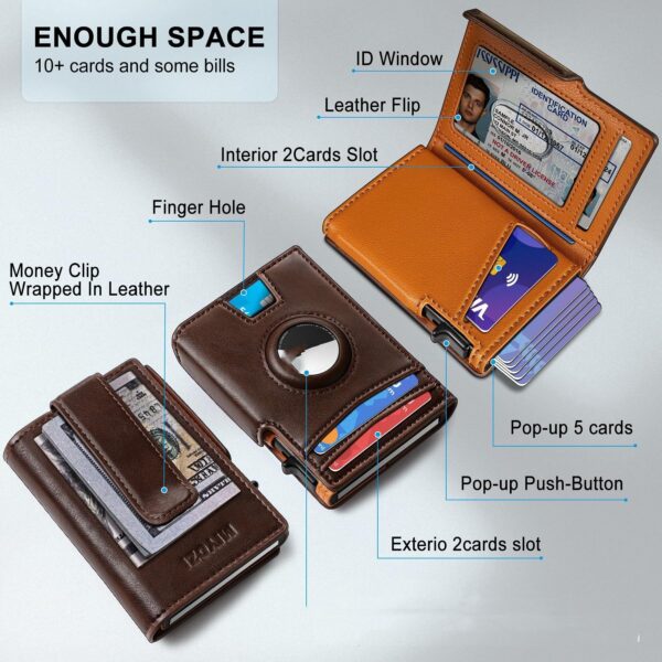 Portable And Versatile Large Capacity Aluminum Box Card Holder - Image 2