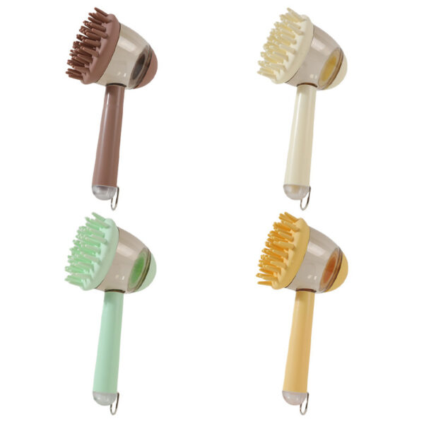 Pet Silicone Massage Brush – Bath & Grooming Tool - Image 5